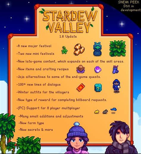 stardew valley 1.6 igggames|Stardew Valley 1.6 update release date and patch notes we know so far.